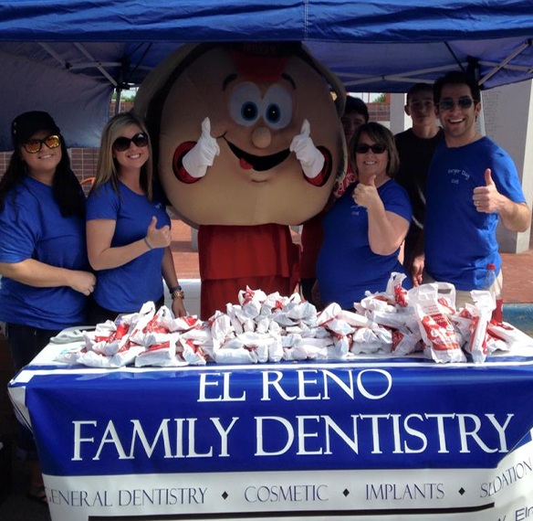 El Reno Family Dentistry team at event