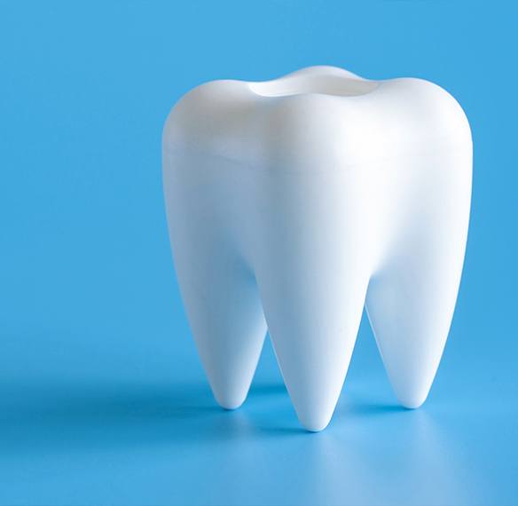 Animated healthy tooth