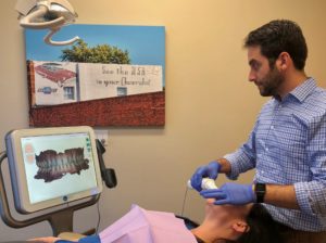 doctor and patient with scanner